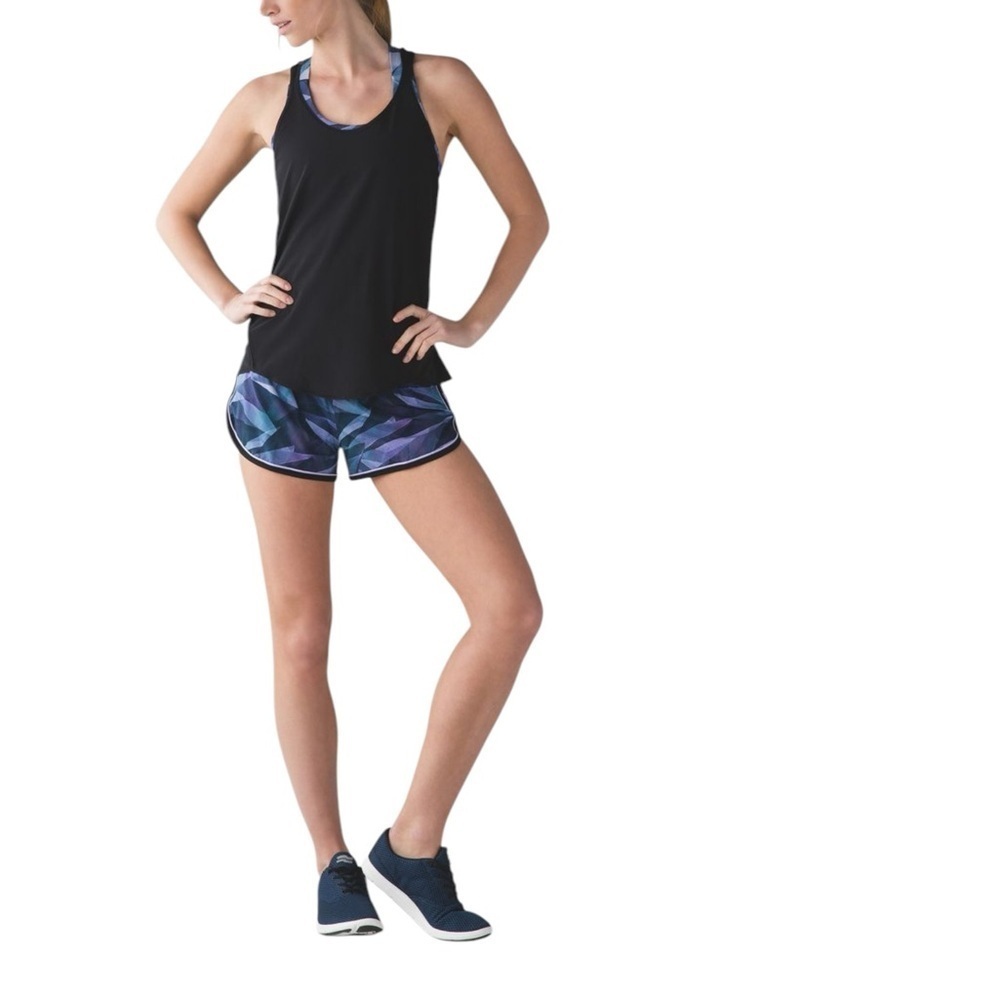 Lululemon Drop It Low Short Pretty Prism Multi Sz 4
